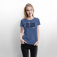 Eine Frau mit Klasse - Frauen Premium T-Shirt - Taubenblau