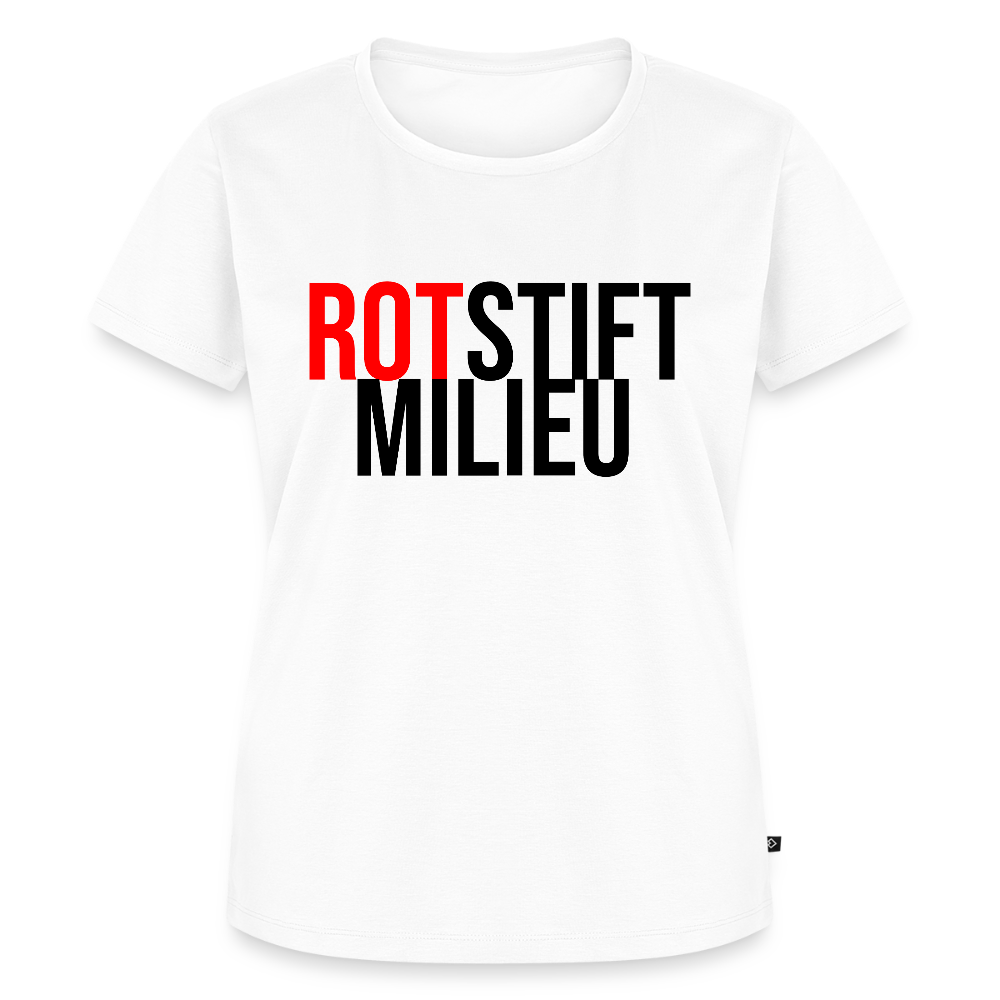 Rotstiftmilieu - Frauen Premium T-Shirt - Weiß