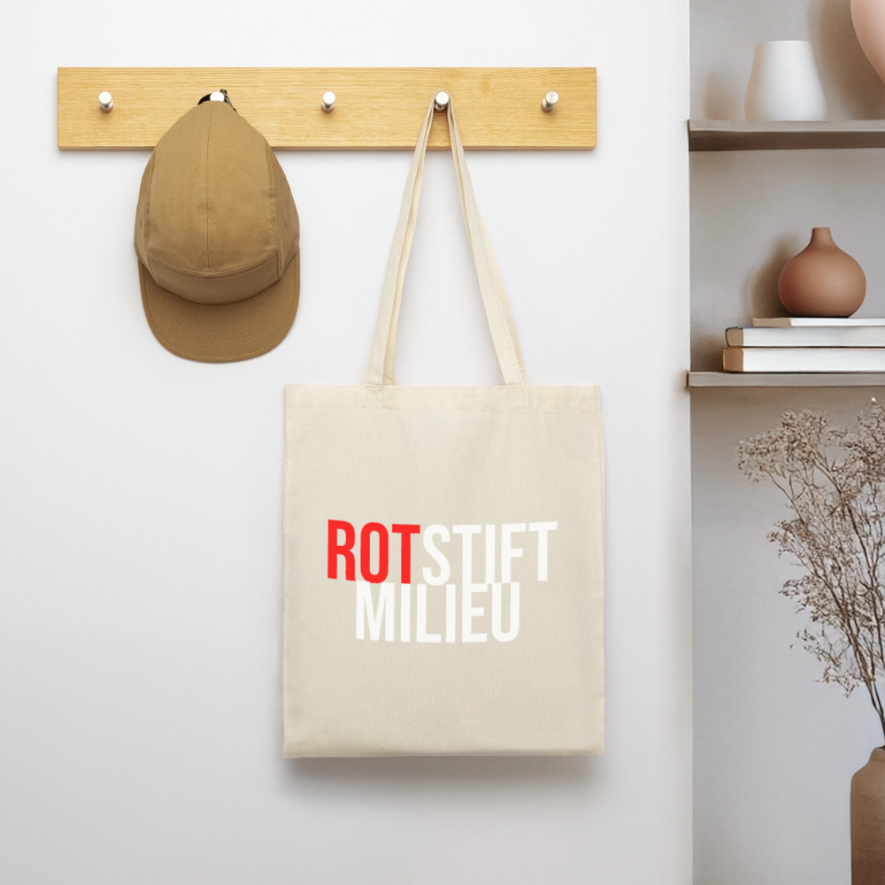 Rotstiftmilieu - Stoffbeutel - Natur