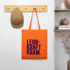 Lehrkraftkram -  Bio-Stoffbeutel - Tieforange