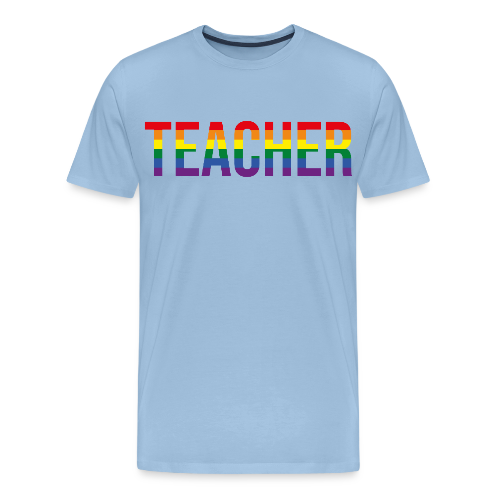Teacher - Männer Premium T-Shirt - Sky