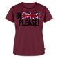 In english please - Frauen Premium T-Shirt - Burgunderrot
