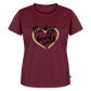 Teaching is heartwork - Frauen Premium T-Shirt - Burgunderrot