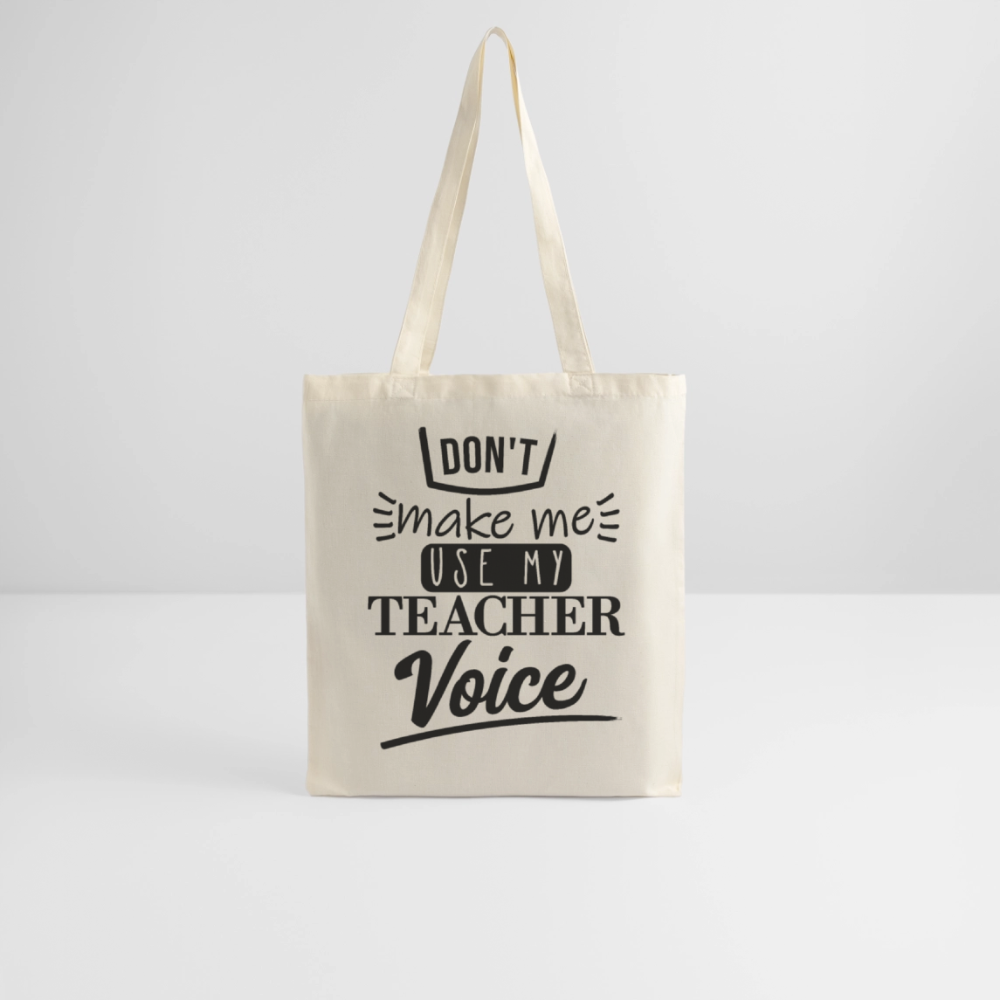 Teacher Voice - Stoffbeutel - Natur