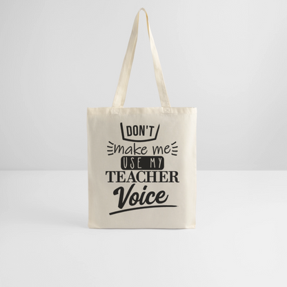 Teacher Voice - Stoffbeutel - Natur