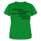 Grammatik - Frauen Premium T-Shirt - Grün