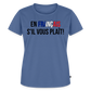 En francais s´il vous plait! - Frauen Premium T-Shirt - Taubenblau