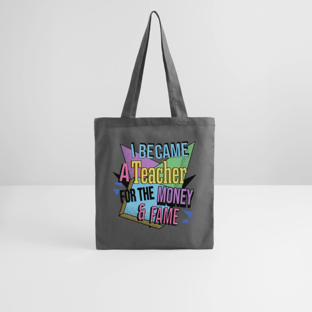 90´s Money & Fame - Stoffbeutel - Graphite