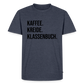 Kaffee. Kreide. Klassenbuch - Männer Premium T-Shirt - Jeansblau 