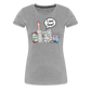 I am fine! - Frauen Premium T-Shirt - Grau meliert