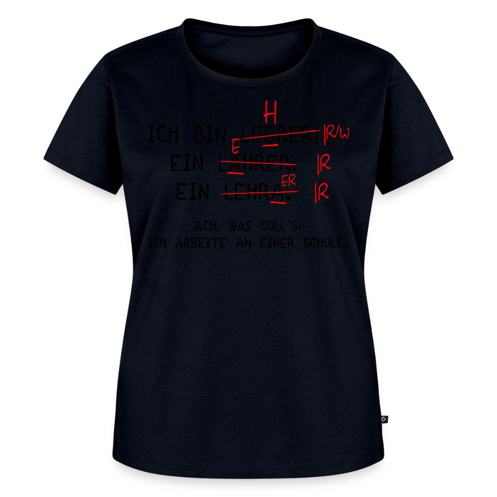 Ich bin Leerer - Frauen Premium T-Shirt - Navy