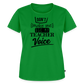 Teacher voice - Frauen Premium T-Shirt - Grün