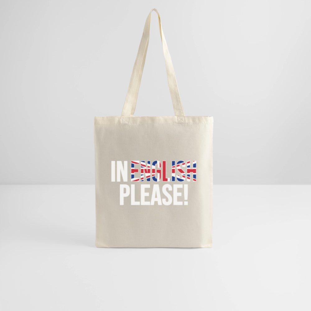 In english please! - Stoffbeutel - Natur