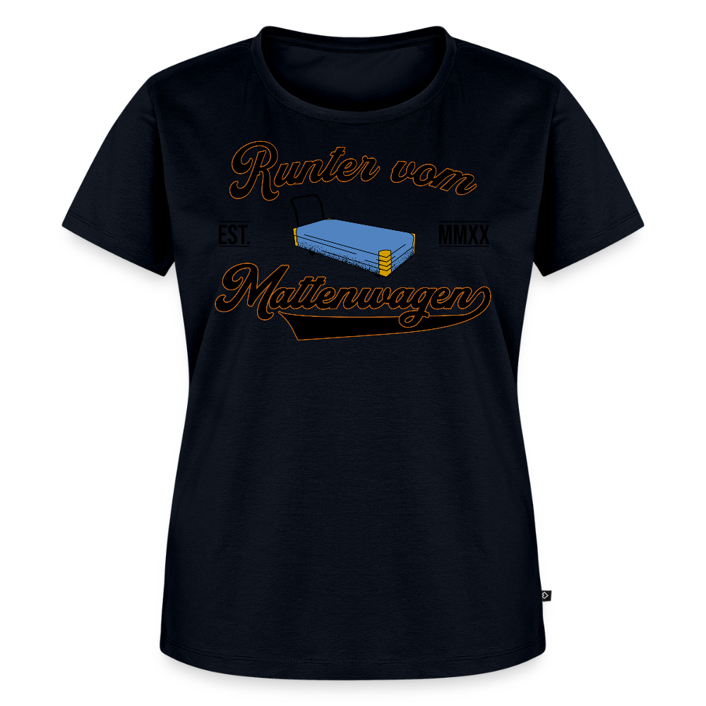 Mattenwagen - Frauen Premium T-Shirt - Navy