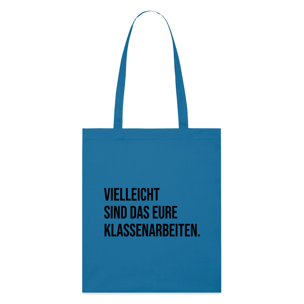Klassenarbeiten - Bio-Stoffbeutel - Königsblau