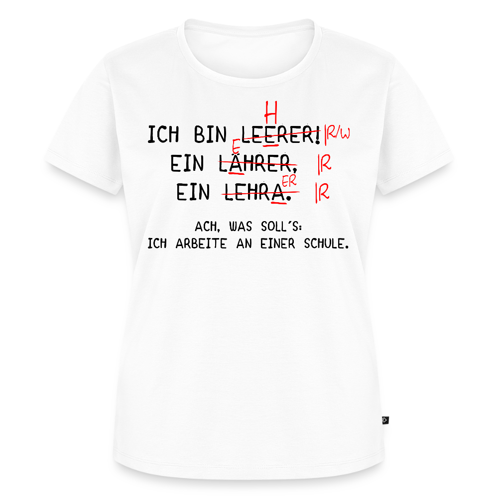 Ich bin Leerer - Frauen Premium T-Shirt - Weiß