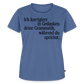 Grammatik - Frauen Premium T-Shirt - Taubenblau