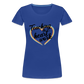 Teaching is heartwork - Frauen Premium T-Shirt - Königsblau