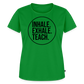 Inhale. Exhale. Teach. - Frauen Premium T-Shirt - Grün