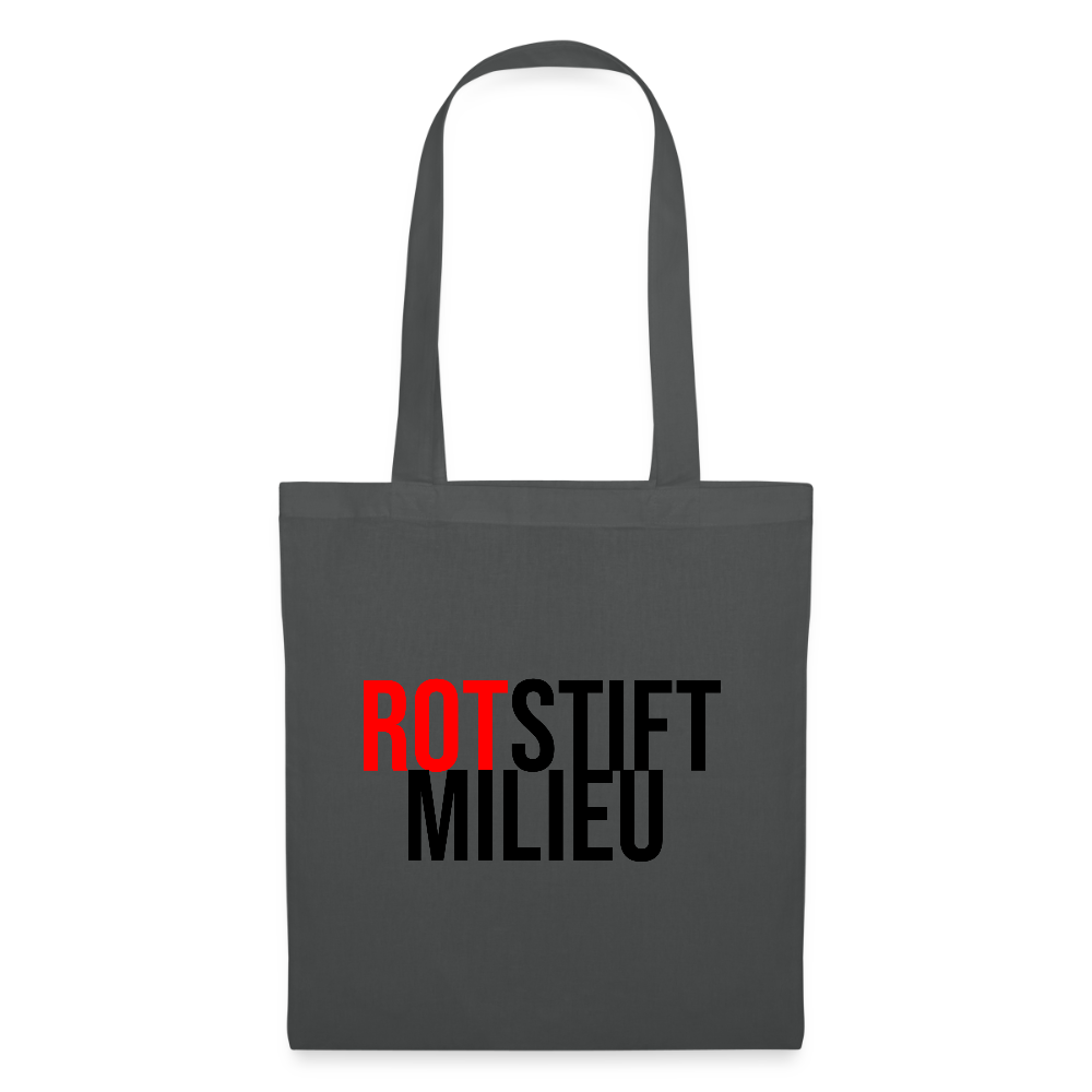 Rotstiftmilieu - Stoffbeutel - Graphite