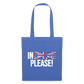 In english please! - Stoffbeutel - Hellblau