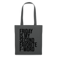 F-Word - Stoffbeutel - Graphite