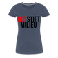 Rotstiftmilieu - Frauen Premium T-Shirt - Blau meliert