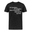 Grammatik - Männer Premium T-Shirt - Anthrazit