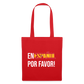En español porvavor - Stoffbeutel - Rot