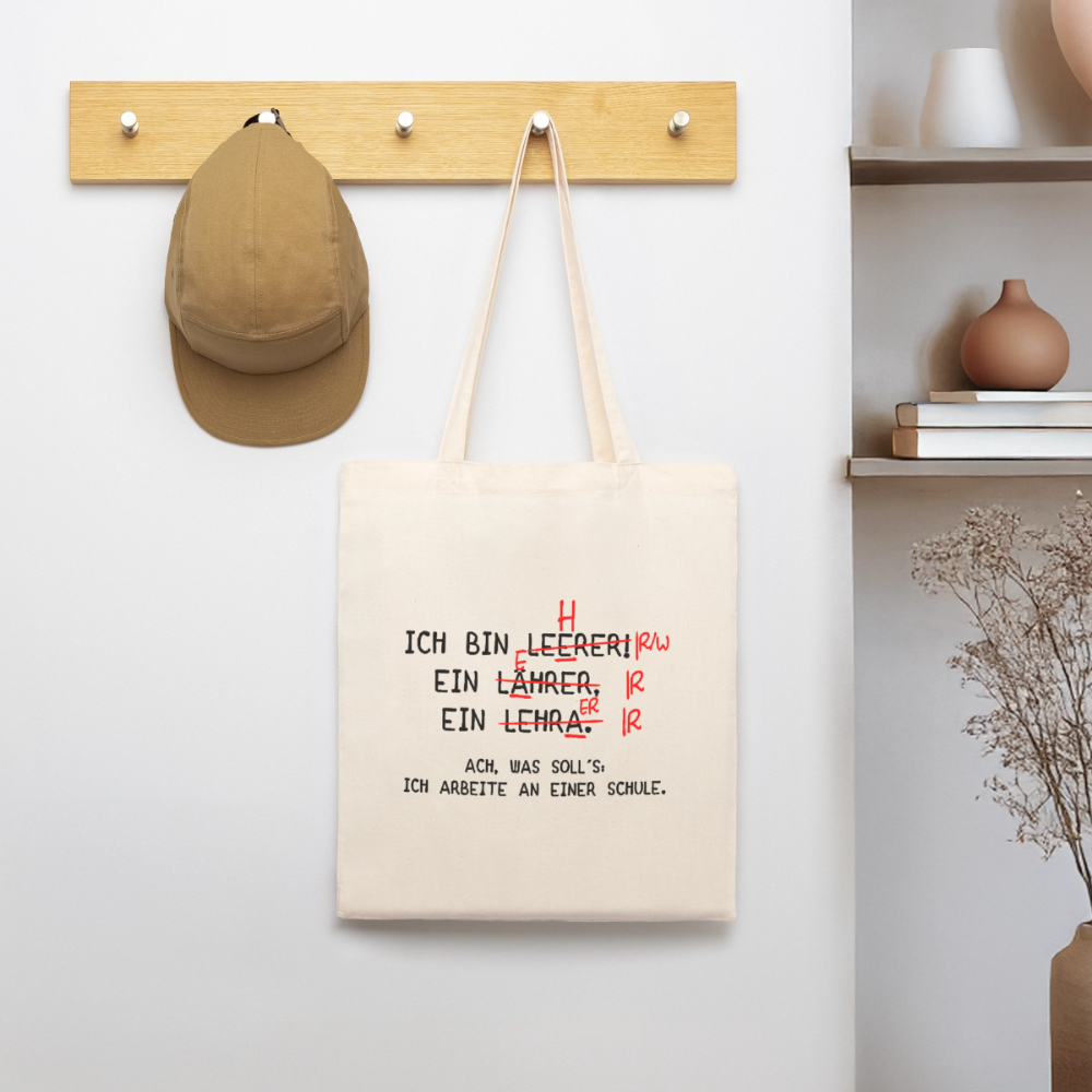 Lehrer - Bio-Stoffbeutel - Natur
