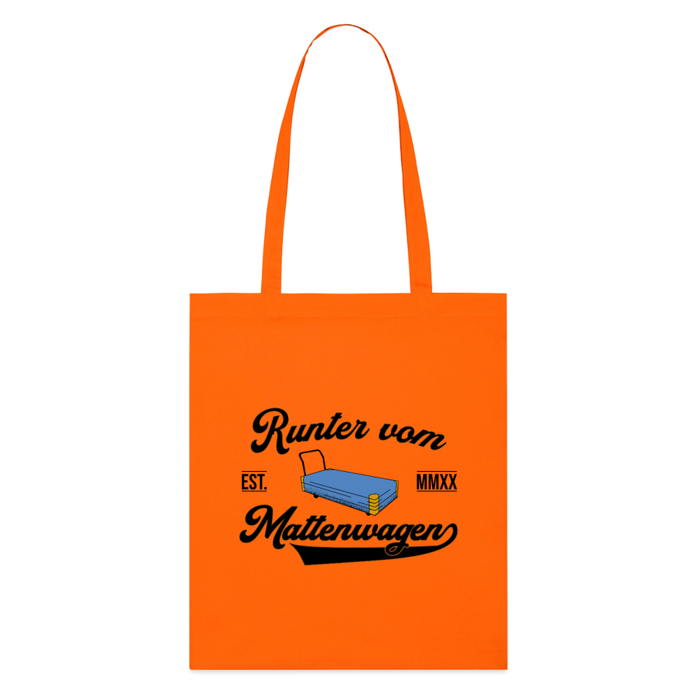 Mattenwagen - Bio-Stoffbeutel - Tieforange