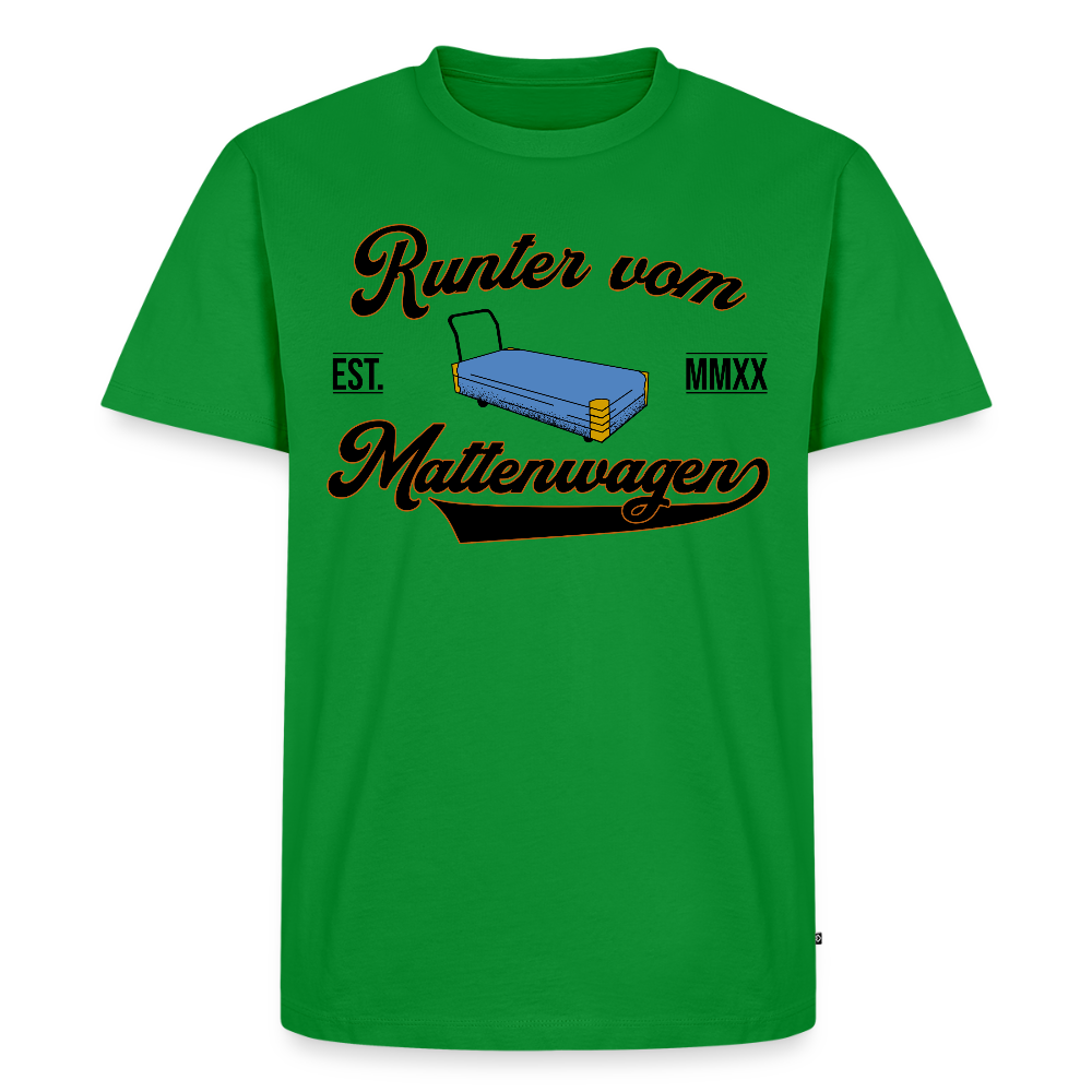 Runter vom Mattenwagen - Männer Premium T-Shirt - Grün
