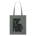 Friday - Bio-Stoffbeutel - Anthrazit