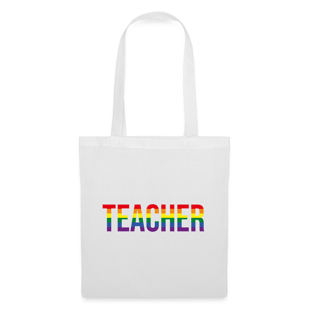 Teacher - Stoffbeutel - Weiß