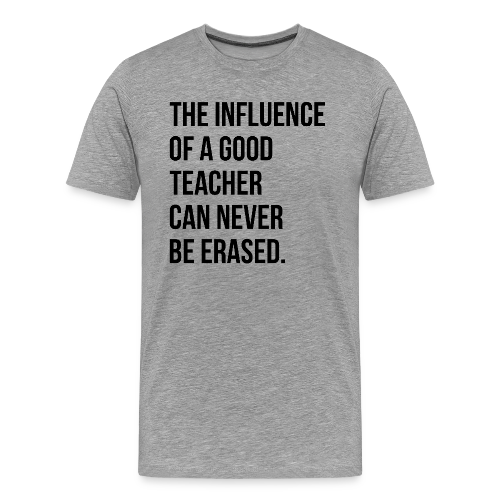 Influence - Männer Premium T-Shirt - Grau meliert