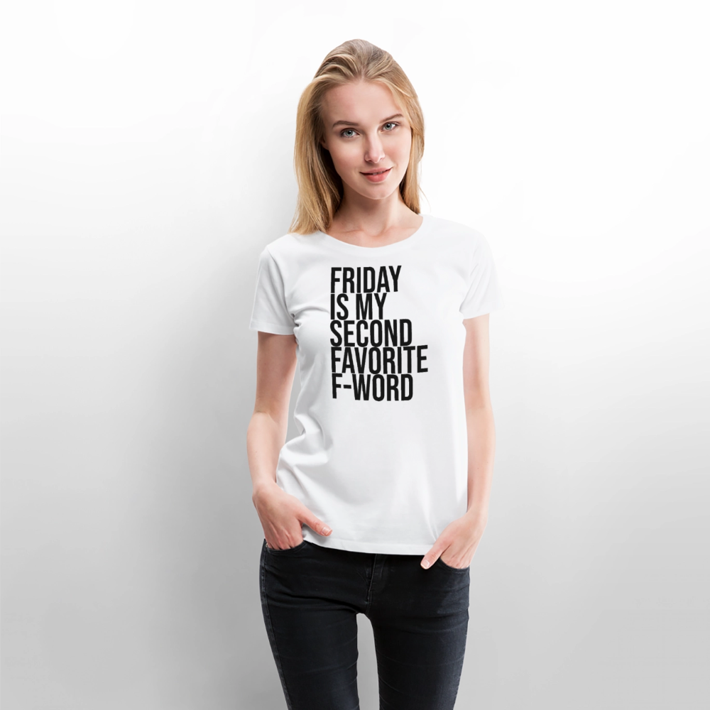 F-Word - Frauen Premium T-Shirt - Weiß
