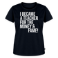 Money & Fame - Frauen Premium T-Shirt - Navy