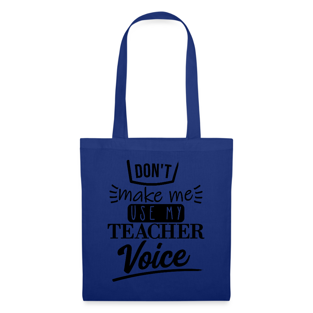 Teacher Voice - Stoffbeutel - Royalblau