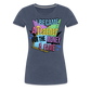 Money & Fame 90's - Frauen Premium T-Shirt - Blau meliert