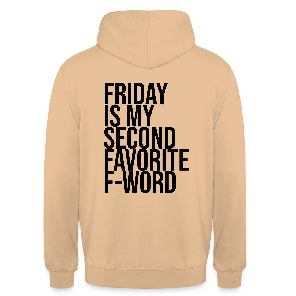 F-Word - Unisex Hoodie - Pfirsich