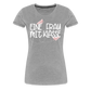 Eine Frau mit Klasse - Frauen Premium T-Shirt - Grau meliert