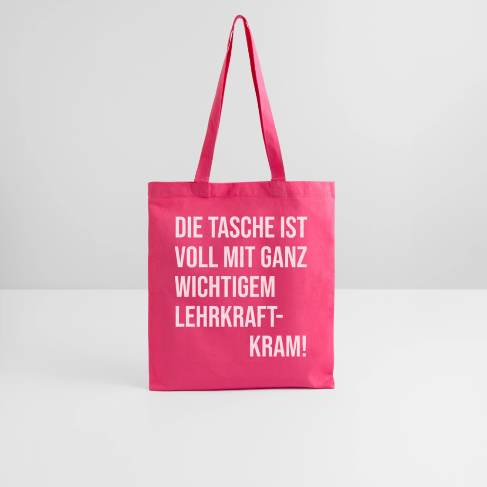 Lehrkraftkram - Stoffbeutel - Azalea