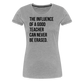 Influence - Frauen Premium T-Shirt - Grau meliert