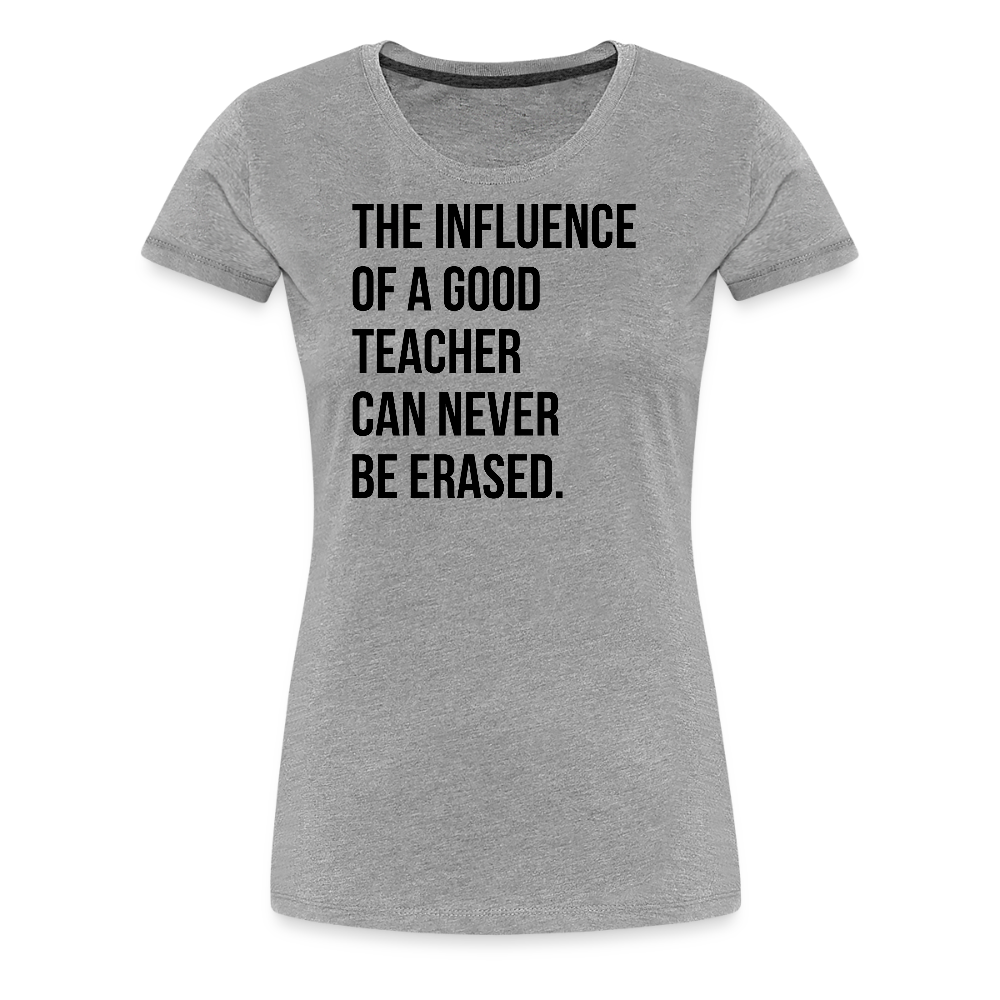 Influence - Frauen Premium T-Shirt - Grau meliert
