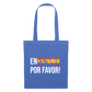 En español porvavor - Stoffbeutel - Hellblau