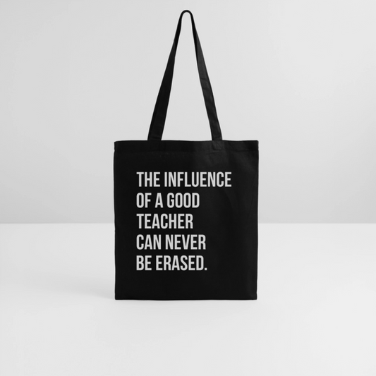 Teacher influence - Stoffbeutel - Schwarz