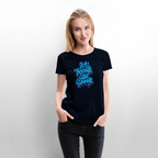 Ich beende die Stunde - Frauen Premium T-Shirt - Navy