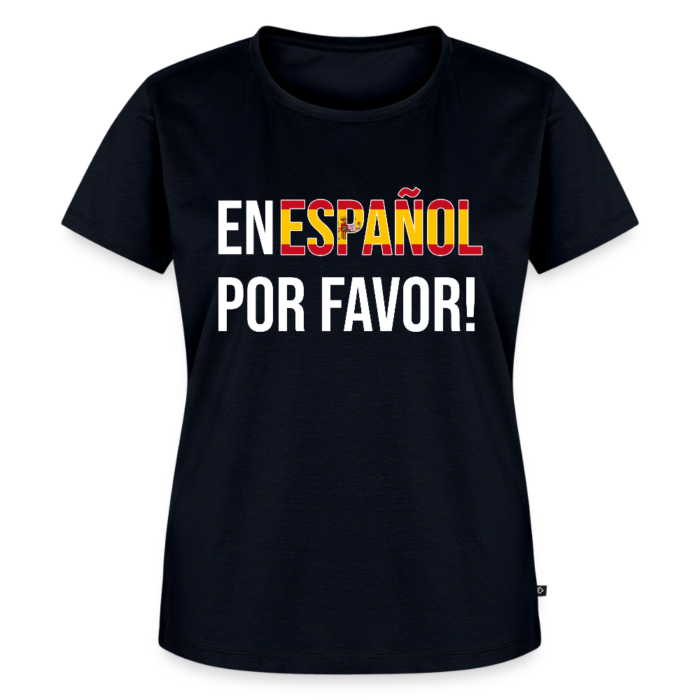 En Espanol por favor! - Frauen Premium T-Shirt - Navy