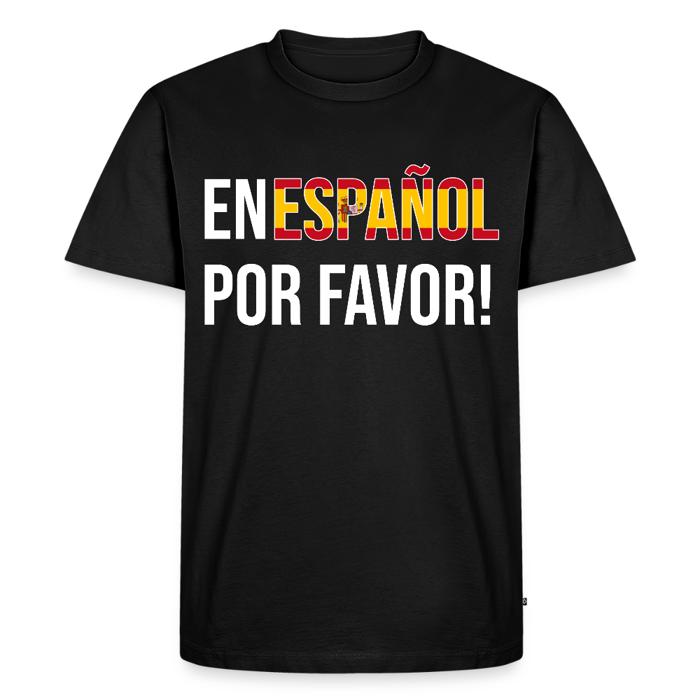 En Espanol por favor! - Männer Premium T-Shirt - Schwarz