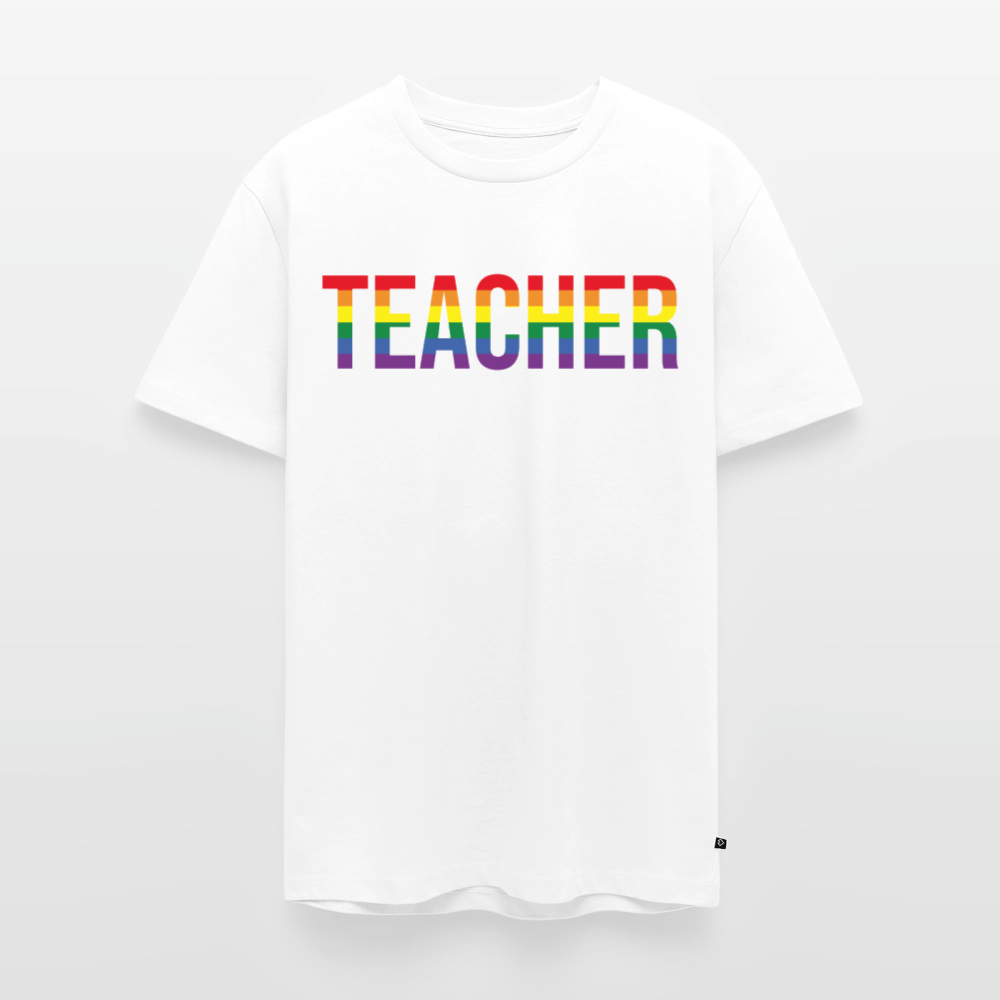 Teacher - Männer Premium T-Shirt - Weiß